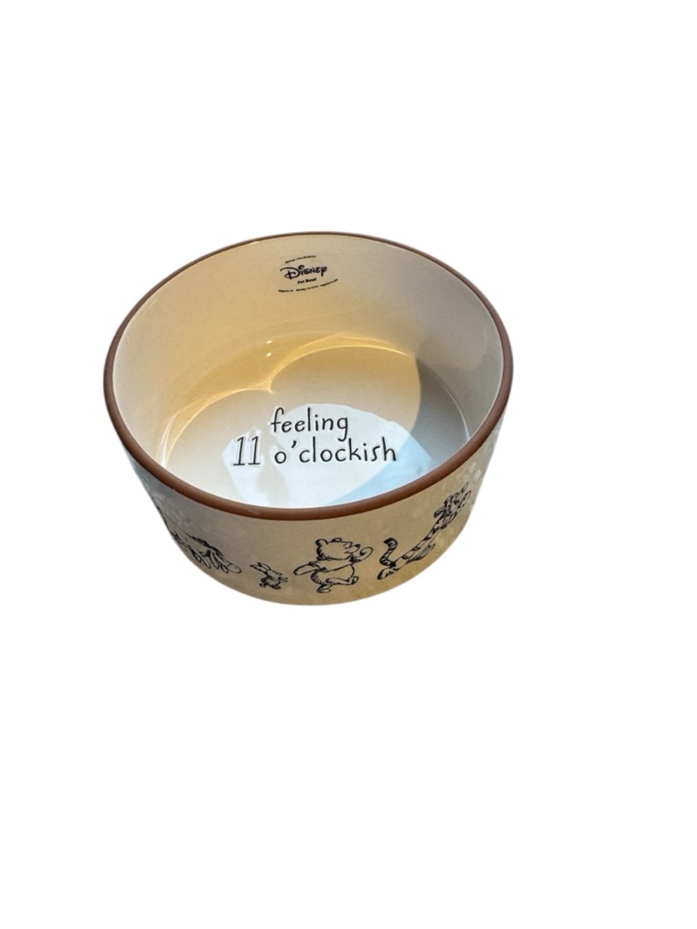 Winnie The Pooh Raw Dunn NWT Pet Bowl - Picture 2 of 4